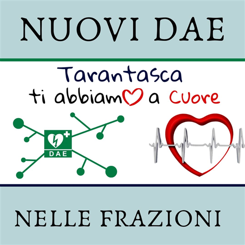 Tarantasca ti abbiamo a Cuore - Quattro nuovi DAE nelle Frazioni grazie al sostegno della Fondazione CRC