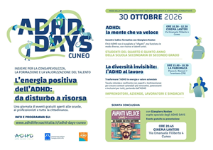 ADHD Days Cuneo: a Tarantasca un incontro dedicato all'inclusione nel mondo del lavoro