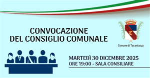 Convocazione del Consiglio Comunale