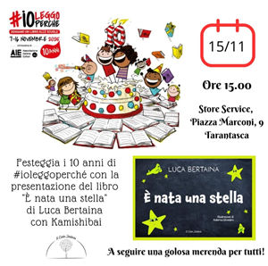 #ioleggoperché compie 10 anni! Continuano i festeggiamenti a Tarantasca