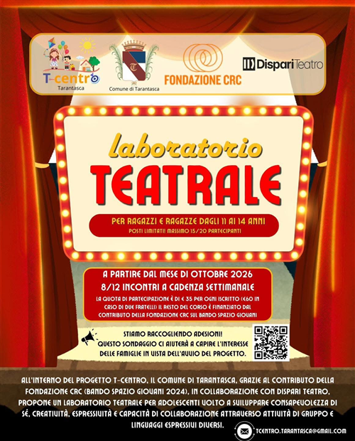 Laboratorio Teatrale a Tarantasca
