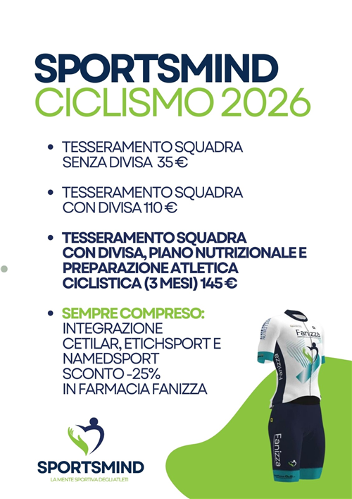 Nasce a Tarantasca la squadra ciclistica Sportsmind